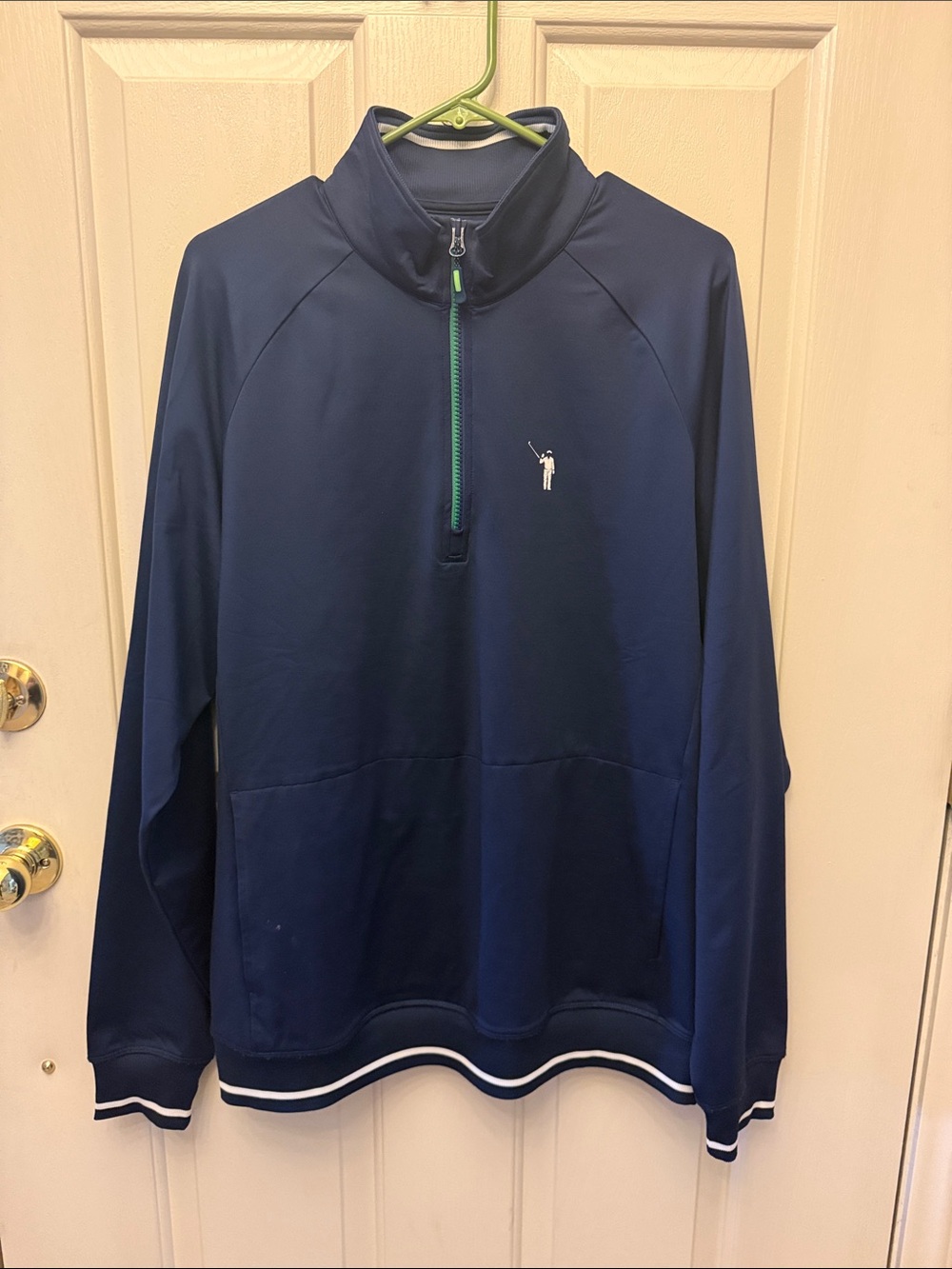 William Murray 1/4 zip with front pouch pocket